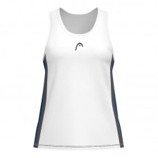 Head Club 25 Blanc Bleu Royal Junior T-Shirt