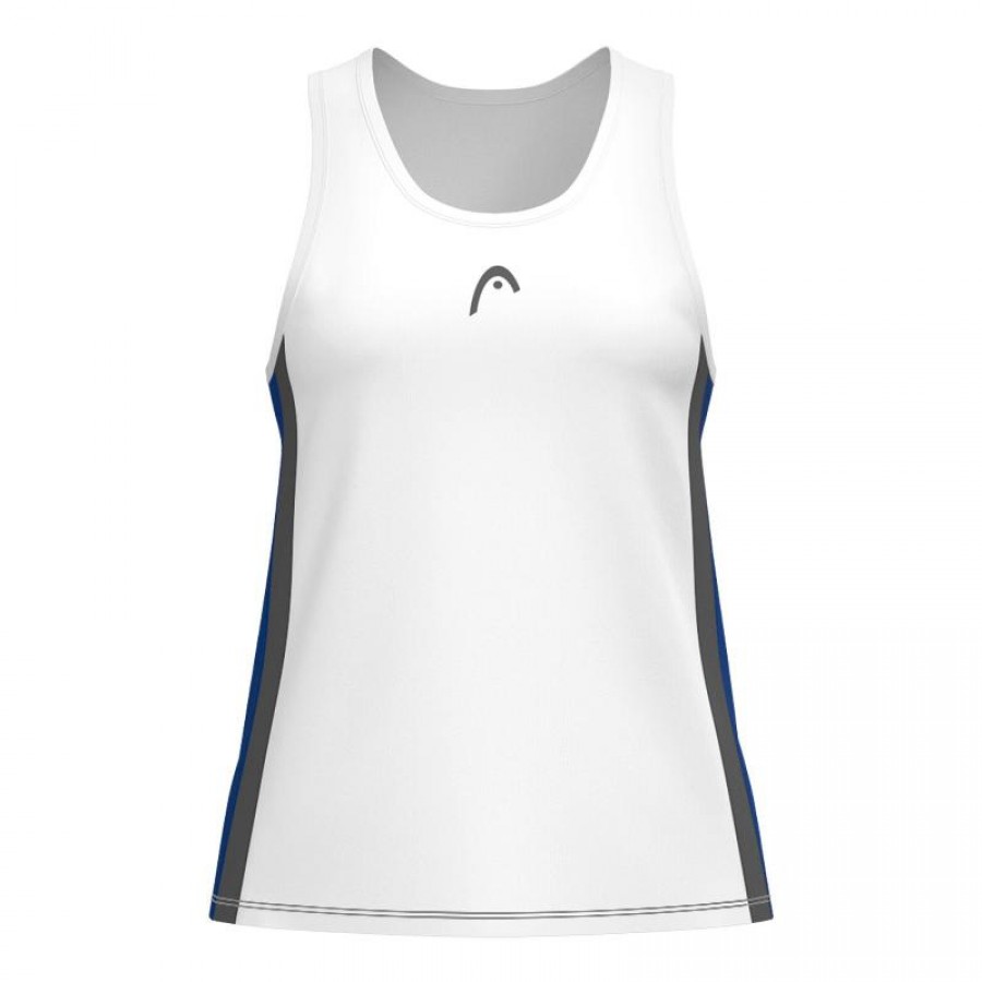 Camiseta Head Club 25 Branca Azul Royal Junior  Oferta + Barato