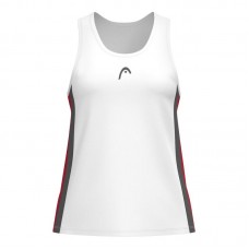 Head Club 25 Blanc Rouge T-Shirt Junior