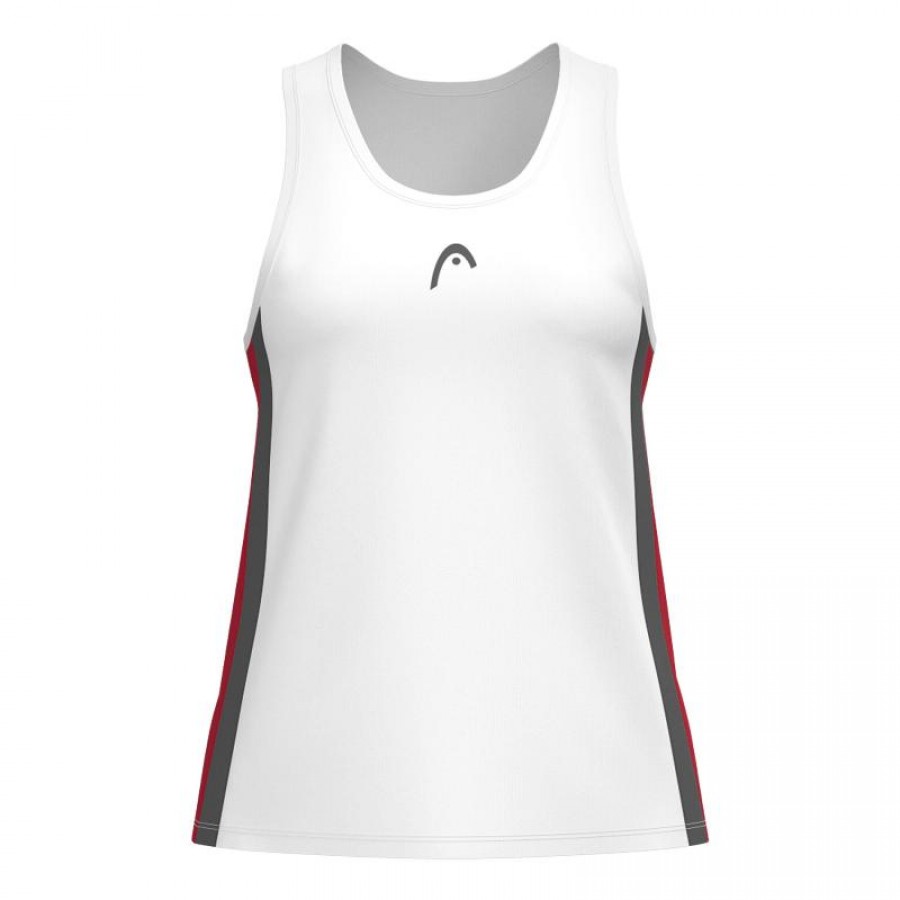 Camiseta Head Club 25 Branca Vermelha Júnior  Oferta + Barato