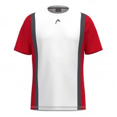 Head Club 25 Tech Blanc Rouge T-Shirt Junior