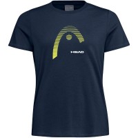 Head Club Lara Bleu Jaune T-Shirt Femme