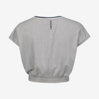Head Crop Top Navy Blue T-Shirt Women  Offer + Cheap