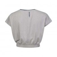 Cabeca Crop Top T-shirt Coral Mulheres  Oferta + Barato