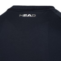 Camiseta Head Performance Azul Marino Imprimer  Offre - Pas cher