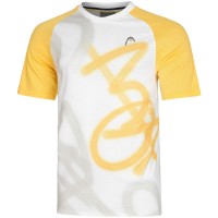 Camiseta Head Performance New York Blanco Banana  Offer + Cheap