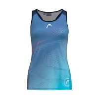 Dark Blue Head Play T-Shirt Women  s Print