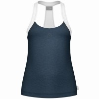 Camiseta Head Play Tech Azul Marino Blanco Mujer  Oferta + Barato
