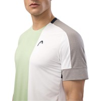 Head Play Tech T-Shirt Branco Verde  Oferta + Barato