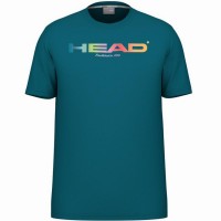 Camiseta Head Rainbow Teal Blue  Oferta + Barato