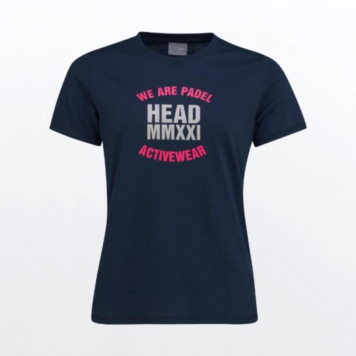 Cabeca azul escura pular camiseta mulheres Cabeca azul escura pular camiseta mulheres