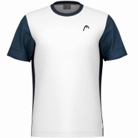T-shirt Head Slice Branco Azul Marinho  Oferta + Barato