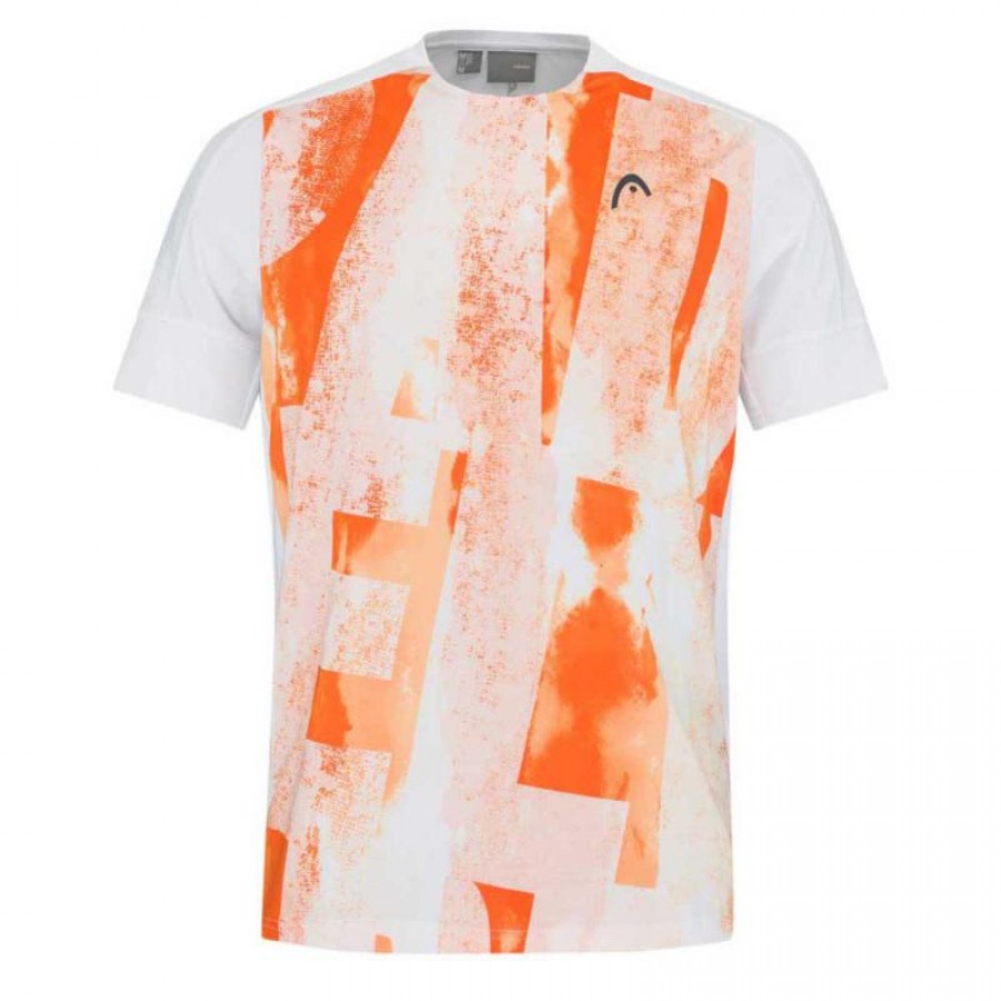 Camiseta Head Tech Naranja Print  Oferta + Barato
