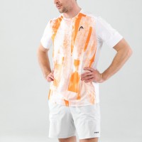 Camiseta Head Tech Naranja Print  Oferta + Barato