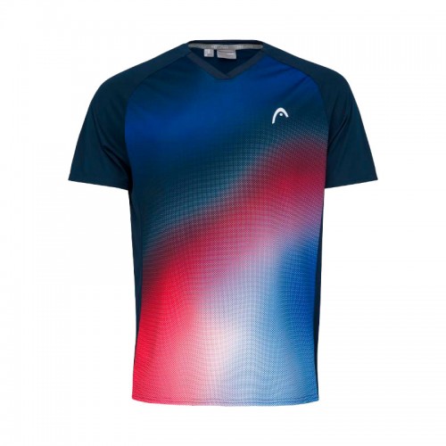 Head TopSpin Dark Blue Print Vision Junior T-Shirt Head TopSpin Dark Blue Print Vision Junior T-Shirt