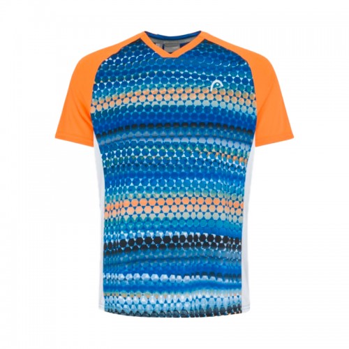 Head Topspin T-Shirt Orange Dark Blue Head Topspin T-Shirt Orange Dark Blue