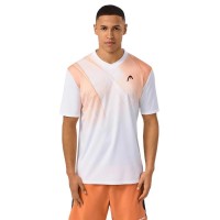 Camiseta Head Topspin Naranja Print  Oferta + Barato