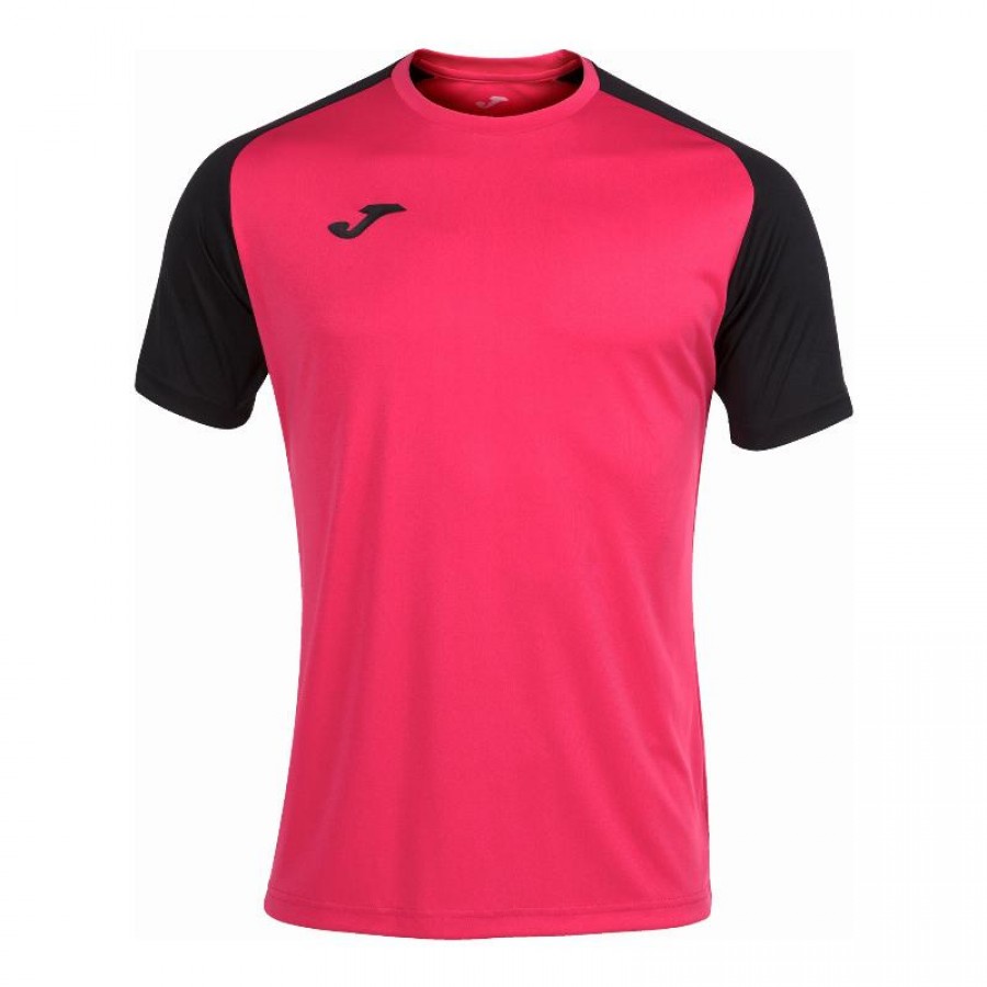 Camiseta Joma Academy IV Fucsia Negro Junior  Oferta + Barato