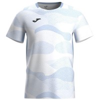 Joma Challenge T-shirt Bleu Blanc  Offre - Pas cher