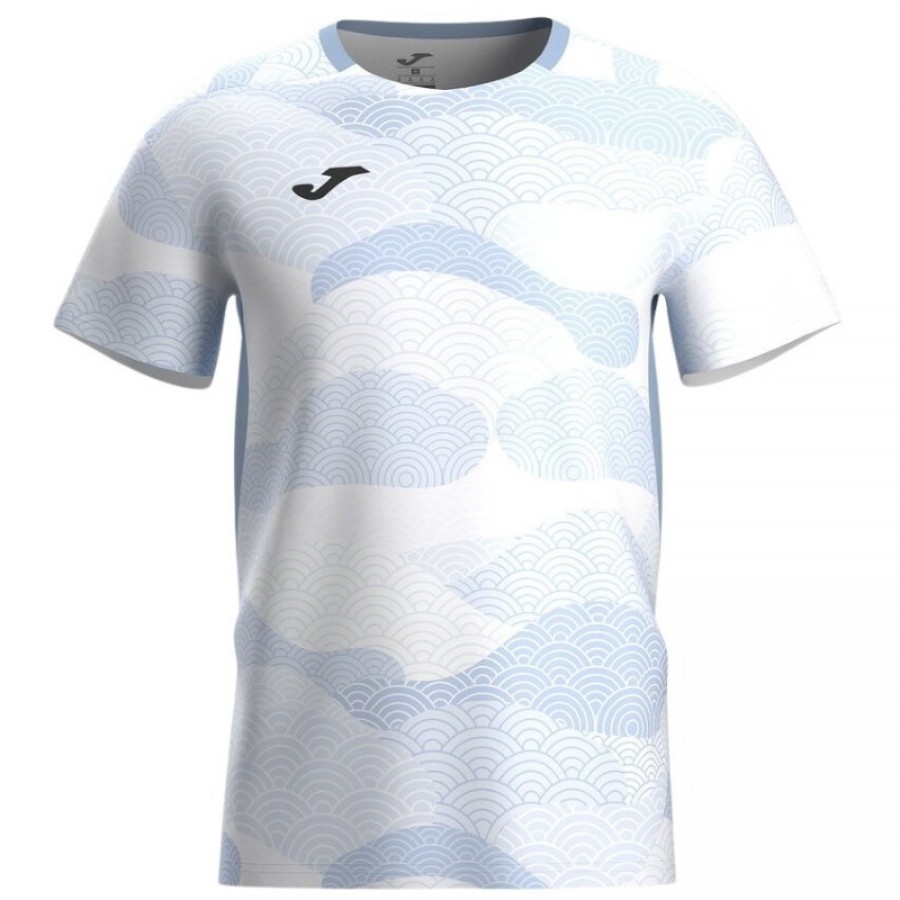 Joma Challenge T-shirt Bleu Blanc  Offre - Pas cher