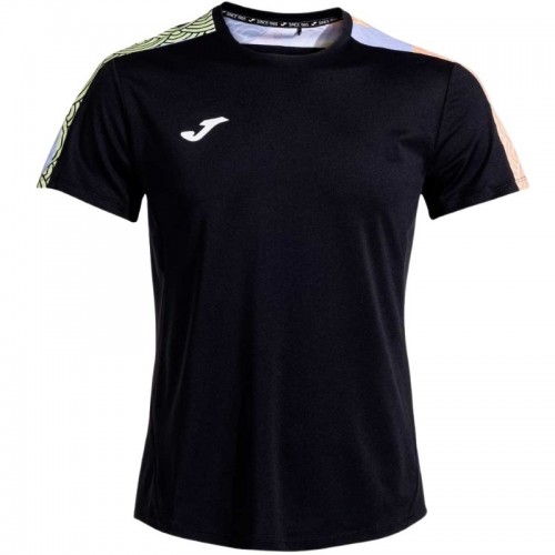 Joma Challenge Black Multicolor T-Shirt Joma Challenge Black Multicolor T-Shirt
