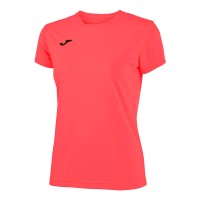 Joma Combi Coral Fluor Women T-Shirt  PADELPOINT Joma Combi Coral Fluor Women T-Shirt
