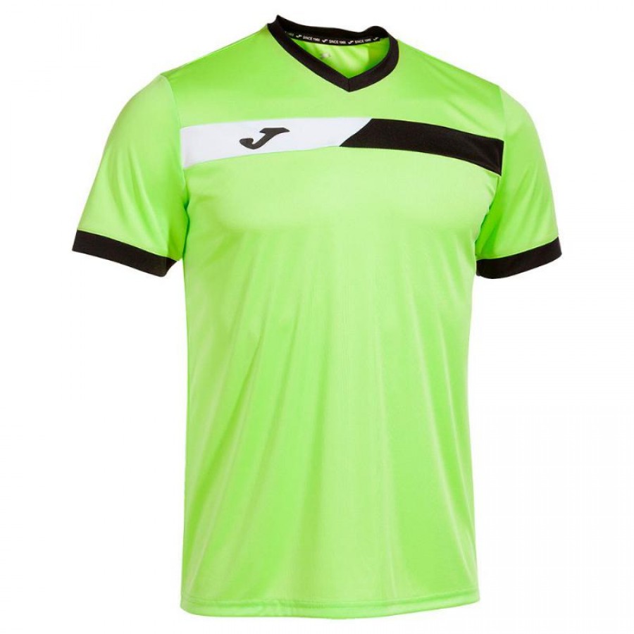 Joma Court Lima Black White T-Shirt  Offer + Cheap