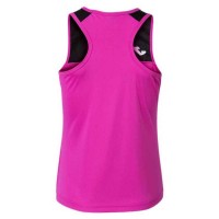 Camiseta Joma Montreal Rosa Fluor Negro Mujer  Oferta + Barato