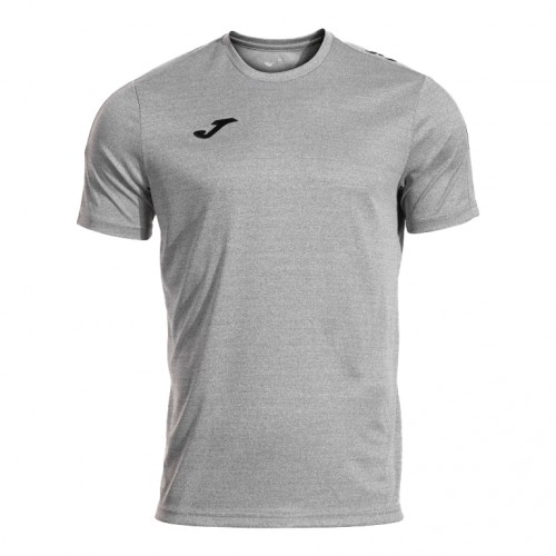 Joma Olimpiada Gray Melange Black T-Shirt Joma Olimpiada Gray Melange Black T-Shirt