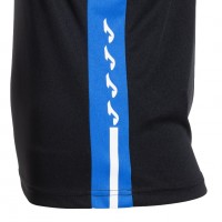 Camiseta Joma Olimpida Preta Azul Royal para Mulheres