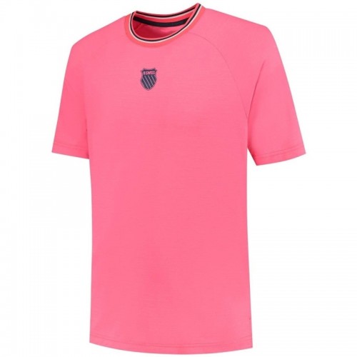 Camiseta Kswiss Hypercourt Melange 3 Rosa Camiseta Kswiss Hypercourt Melange 3 Rosa