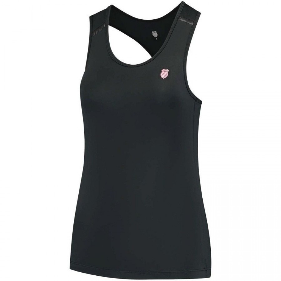Camiseta Kswiss Tirantes Hypercourt 4 Negro Mujer  Oferta + Barato