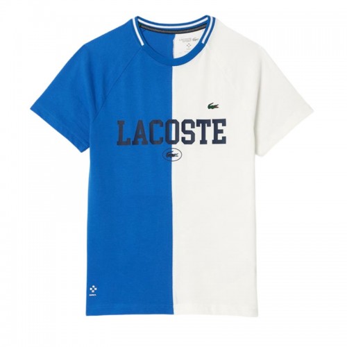 Lacoste Daniil Medvedev T-Shirt Blue White Lacoste Daniil Medvedev T-Shirt Blue White