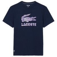 Lacoste Daniil Medvedev Navy Blue Tennis T-Shirt  Offer + Cheap