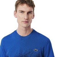 Camiseta Lacoste Novak Djokovic Azul Marinho  Oferta + Barato