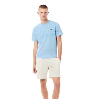 Lacoste Novak Djokovic Ultra Dry Maglietta Blu Pastello
