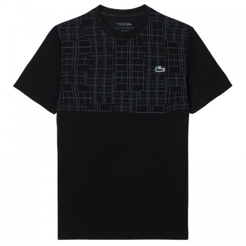 Lacoste Novak Djokovic Ultra Dry Black T-Shirt Lacoste Novak Djokovic Ultra Dry Black T-Shirt