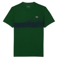 Camiseta Lacoste Novak Djokovic Verde Azul Marinho  Oferta + Barato