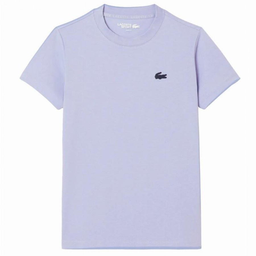 Lacoste Sport Blue Violet Women''s T-Shirt  Offer + Cheap