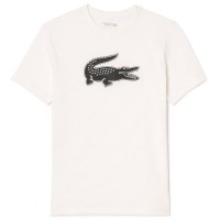 T-Shirt Lacoste Sport Branco Preto  Oferta + Barato