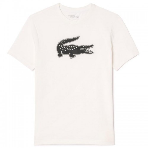 Lacoste Sport T-Shirt White Black Lacoste Sport T-Shirt White Black