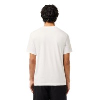 T-Shirt Lacoste Sport Branco Preto  Oferta + Barato