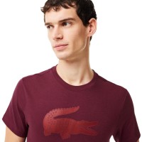 Camiseta Lacoste Sport Borgonha  Oferta + Barato