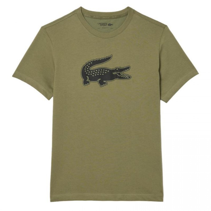 Camiseta Lacoste Sport Kaki  Oferta + Barato