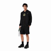 Camiseta Lacoste Sport Preta Caqui  Oferta + Barato