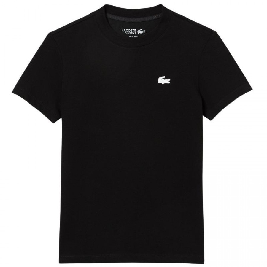 Camiseta Lacoste Sport Preta Feminina  Oferta + Barato