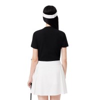 Camiseta Lacoste Sport Preta Feminina  Oferta + Barato