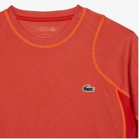 Camiseta Lacoste Sport Pique Laranja