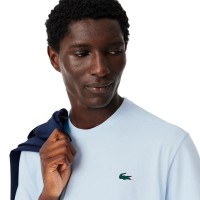 Camiseta Lacoste Sport Regular Fit Azul Claro  Oferta + Barato