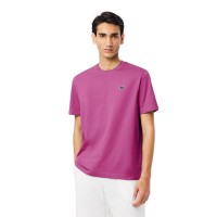 Lacoste Sport Regular Fit Mauve T-Shirt  Offre - Pas cher